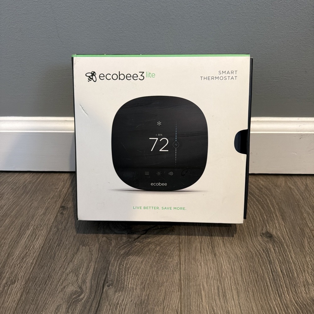ecobee3 Lite Smart Thermostat EB-STATE3LT-02‎ HomeKit Alexa Google New Open Box